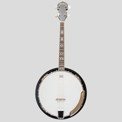 Heartland 4 Corde 17 Fret Irish Tenor Banjo Left Handed Player Series con finitura chiusa e solida sunburst