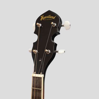 Heartland 4 corde 17 fret Irish Tenor Banjo Player Series con finitura chiusa Solid Back Sunburst