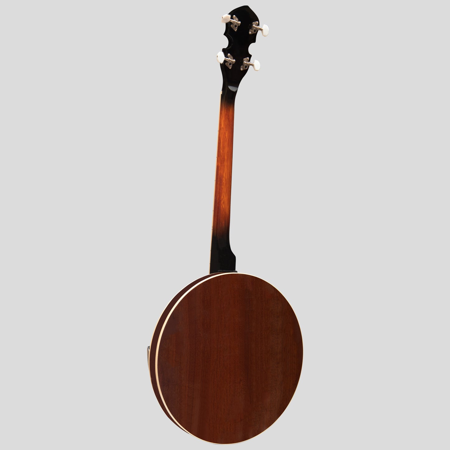 Heartland 4 String 19 Fret Irish Tenor Banjo Left Handed Player Series mit geschlossenem Solid Back Sunburst Finish