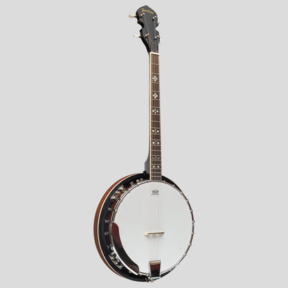 Heart land 4 String 19 Fret Irish Tenor Banjo Player Series mit Closed Solid Back Sunburst Finish