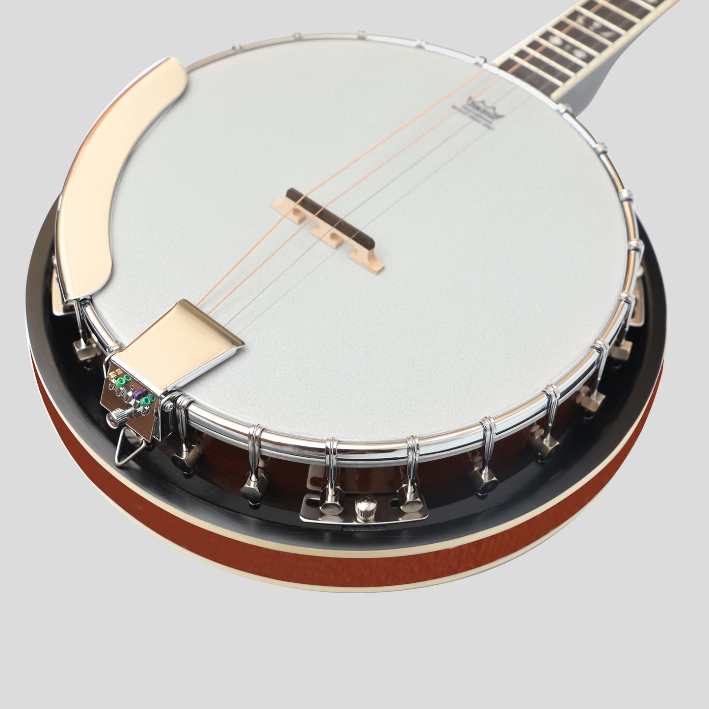 Heartland 4 Corde 19 Fret Irish Tenor Banjo Player Series con finitura Sunburst posteriore solida chiusa