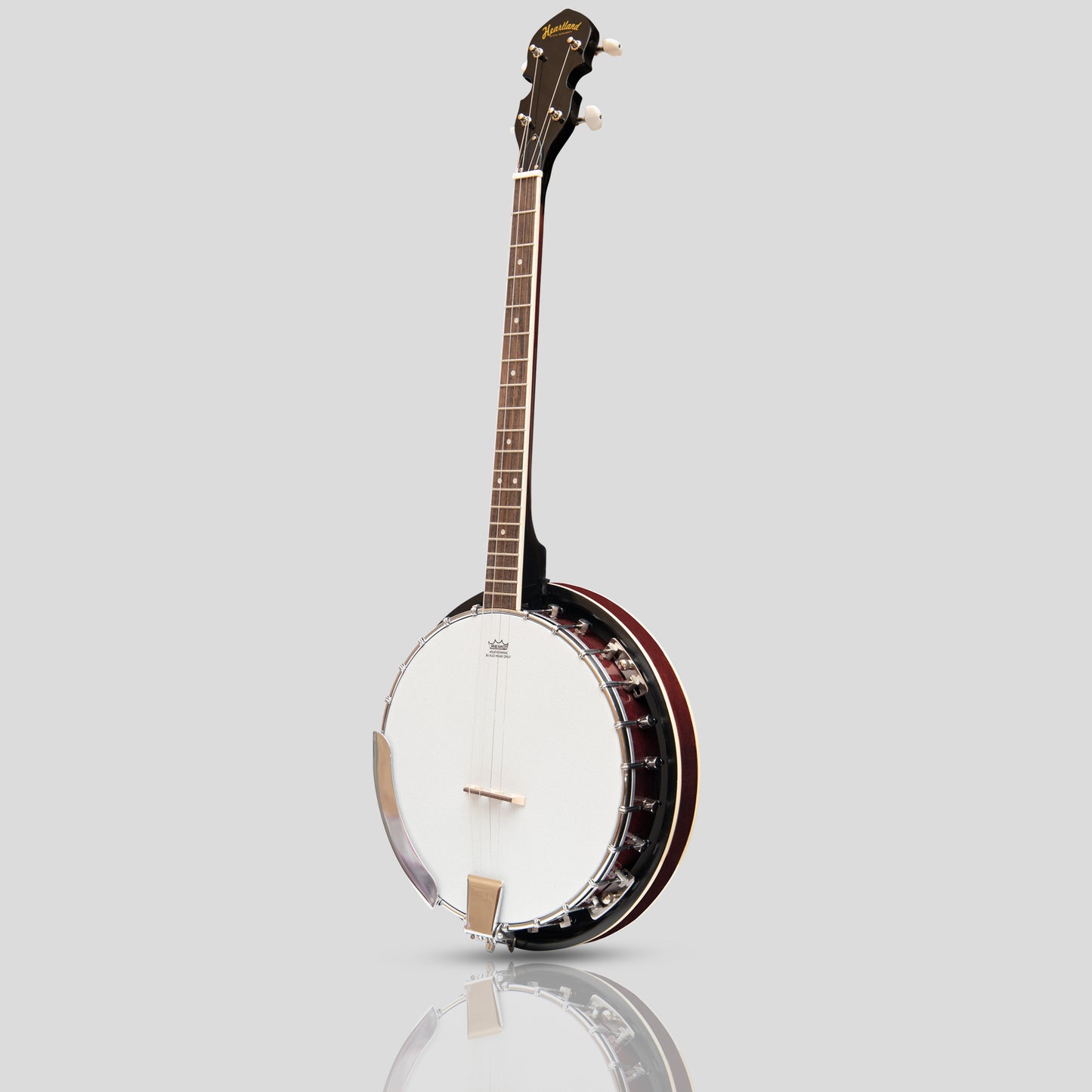 Heart land 4 String Banjo 19 Bünde Irish Tenor Banjo 24 Klammer mit geschlossenem Rücken