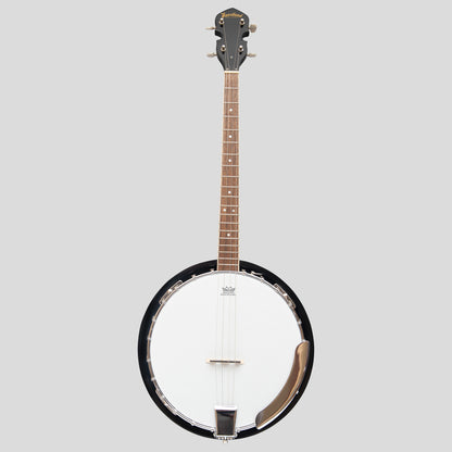 Heartland 4 String Banjo 19 Frets Irish Tenore Banjo Mano Sinistro 24 Staffa Con Schiena Solida Chiusa