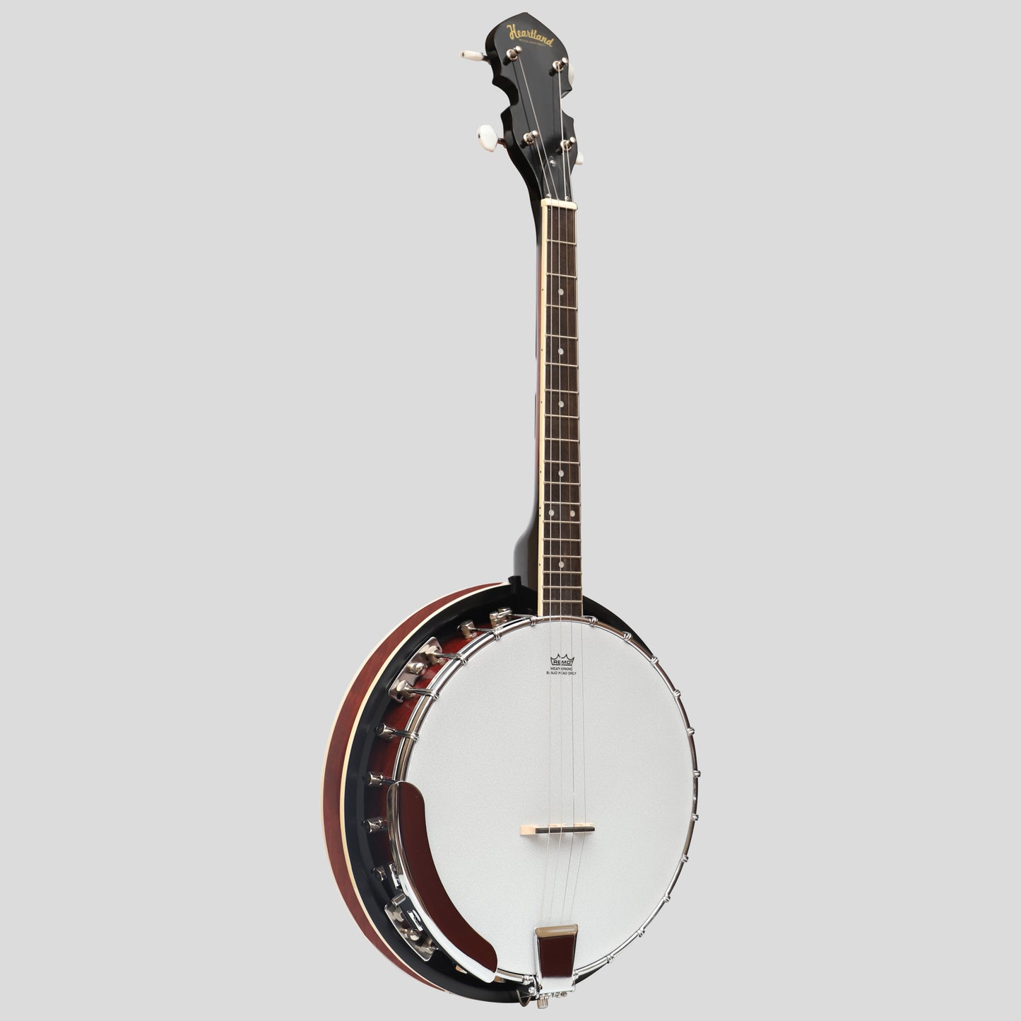 Heart land 4 String Banjo geschlossen Solid Back 17 Fret, 4 String Irish Tenor Banjo Kurz skala