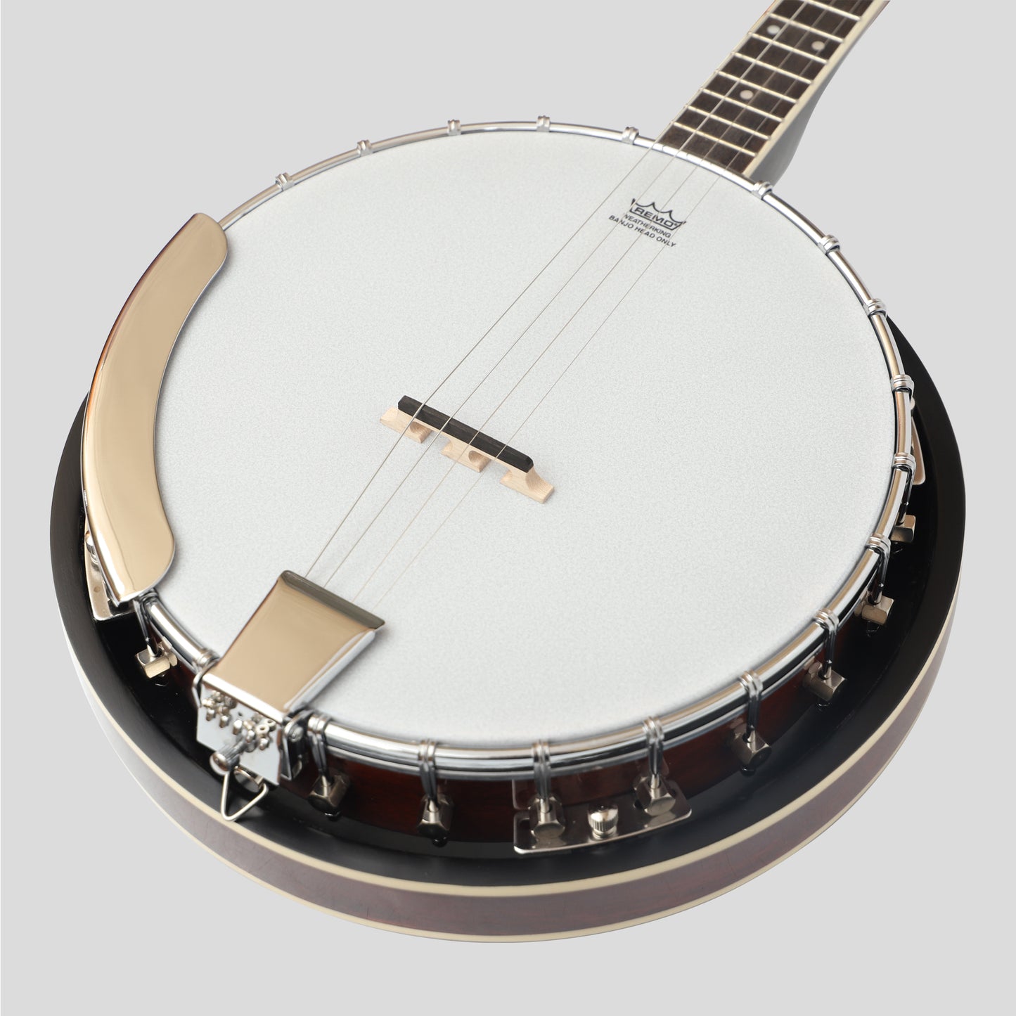 Heart land 4 String Banjo geschlossen Solid Back 17 Fret, 4 String Irish Tenor Banjo Kurz skala