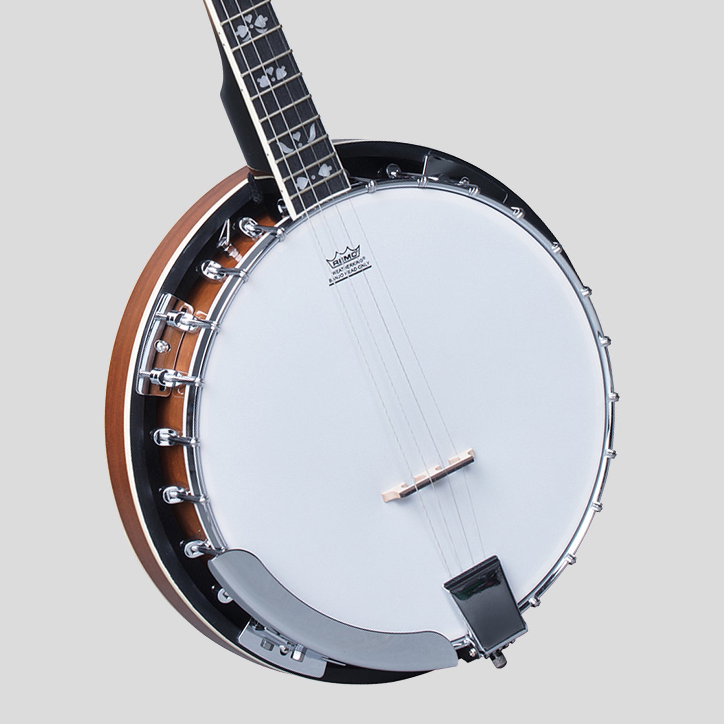 Heartland 5-saitiger irischer Banjospieler Serie 24 Halterung mit geschlossenem, festem Sunburst-Finish