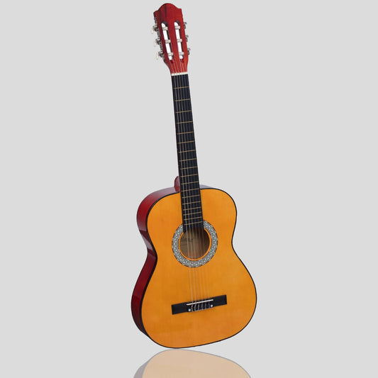 Heartland 4-4 Studenti Principianti Chitarra classica in nylon Arancione Bruciato