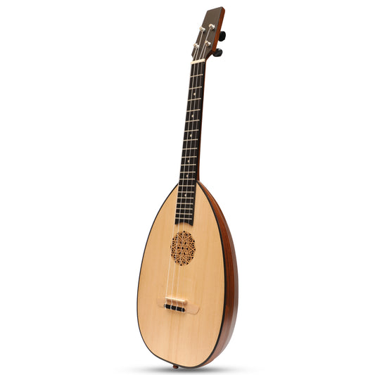 Ukulele barocco Heartland, palissandro baritono a 4 corde