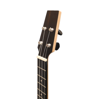 HEARTLAND BAROQUE UKUlELE, 4 STRING BARITONE VARIEGATED WALNUT E LACEWOOD SINISTRA A MANO