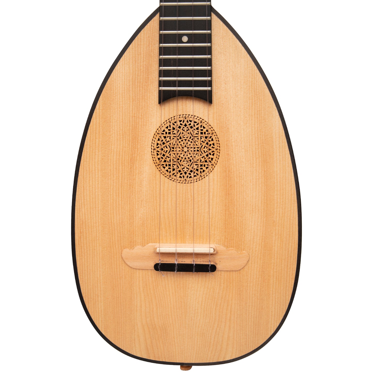 UKULELE BAROCCO HEARTLAND, TENORE A 4 CORDE VARIEGATO NOCE E PIZZO MANO SINISTRA