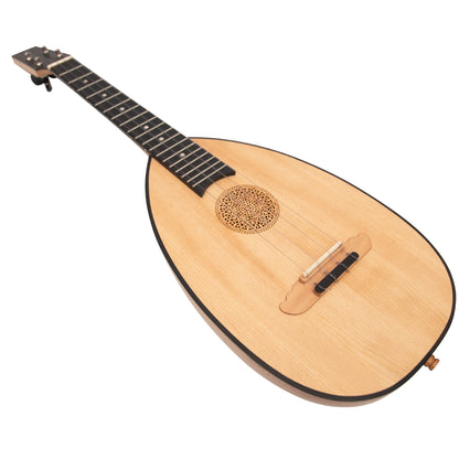 UKULELE BAROCCO HEARTLAND, TENORE A 4 CORDE VARIEGATO NOCE E PIZZO MANO SINISTRA