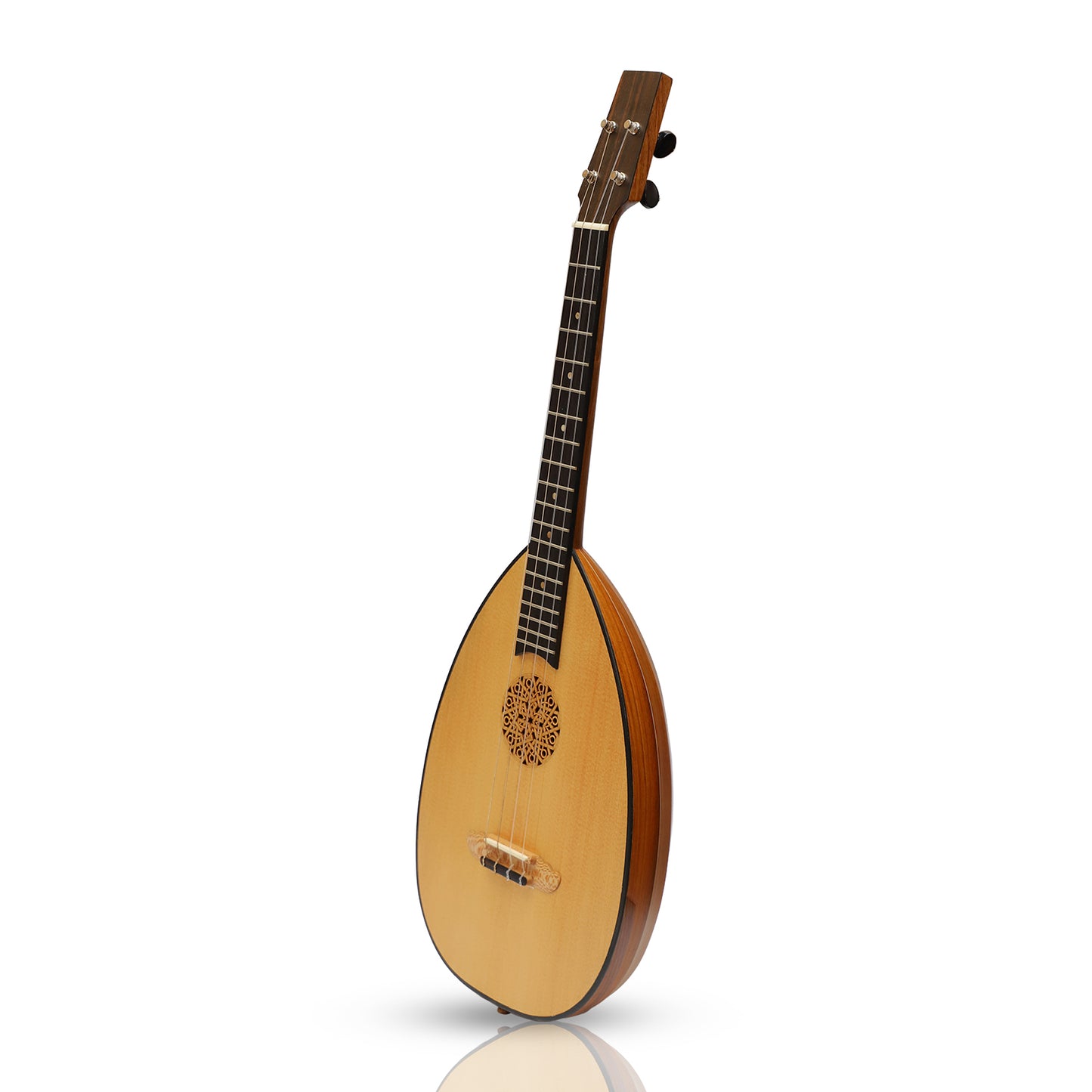 HEART LAND BAROQUE UKULELE, 4 STRING BARITON ROSEWOOD LINKS HANDELT