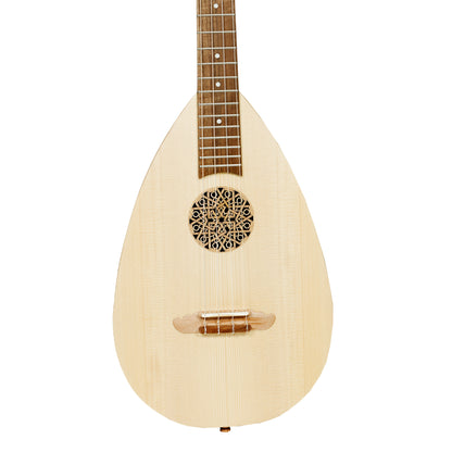 Heartland Baroque Ukulele, 4 String Baritone Walnut Muzikkon