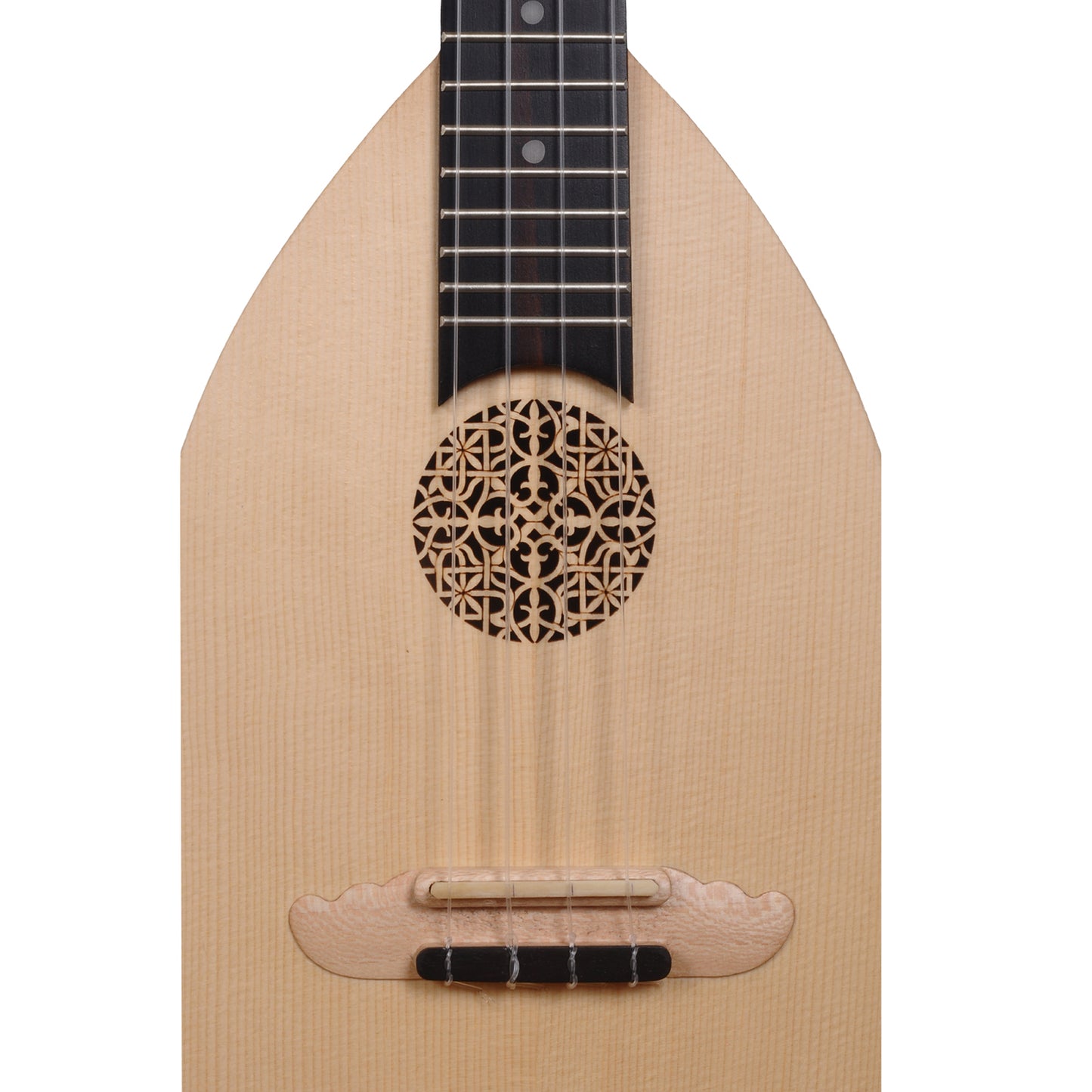 HEARTLAND BAROQUE UKUlELE, PASSEGGIATA VARIEGATA DEL CONCERTO A 4 STRINGERE E LACEWOOD A MANO