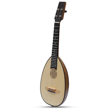 Heartland Barock Ukulele, 4-saitig Konzert Nussbaum