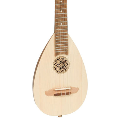 HEARTLAND BAROQUE UKULELE, 4 STRADE SOPRANO VARIEGATA A PASSEGGIATA E LACEWOOD A MANO