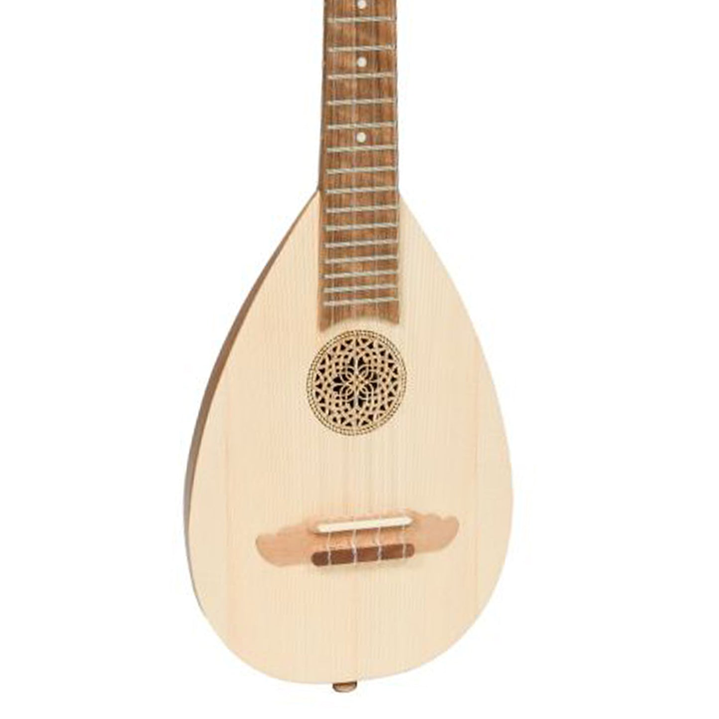 Heartland Barock Ukulele, 4-saitiger Sopran Walnuss