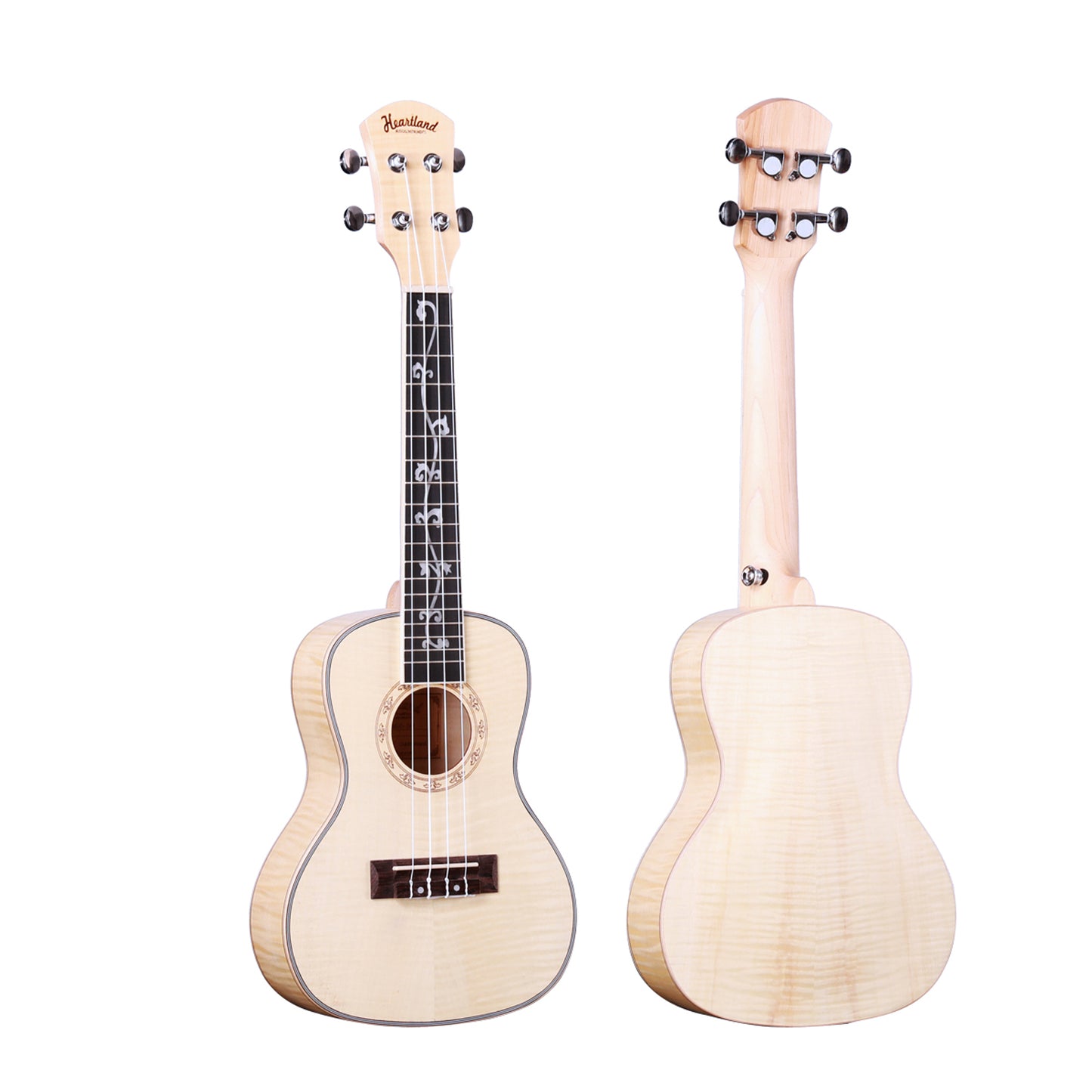 Heartland Concert Ukulele Flamed Maple Muzikkon