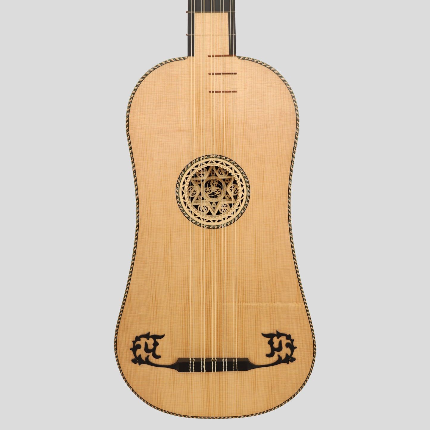 Heartland Sellas Baroque Guitar, 5 Course Lacewood