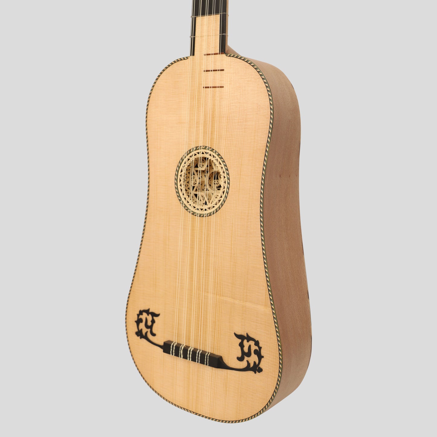 Heartland Sellas Baroque Guitar, 5 Course Lacewood