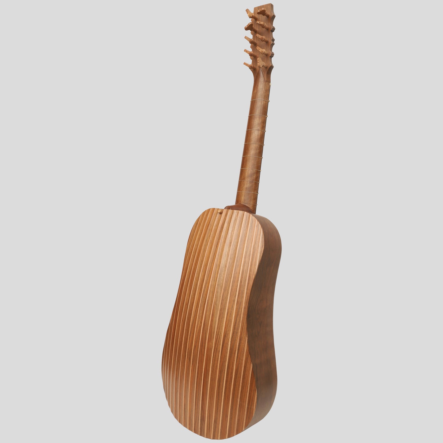 Heartland Sellas Baroque Guitar, 5 Course Walnut