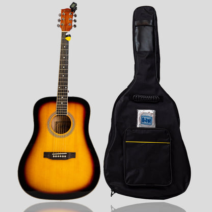 Heartland Spirit Dreadnought Stahlsaiten-Gitarrenbausatz Sunburst