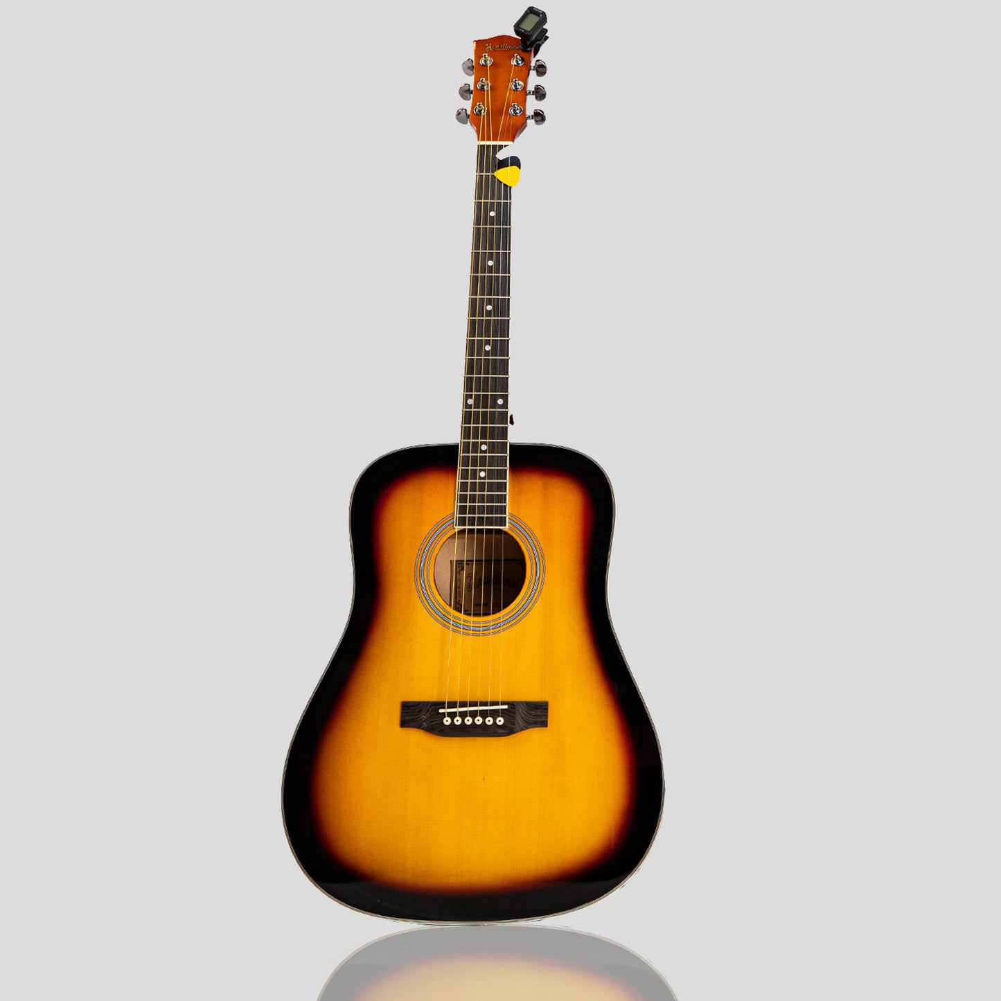 Heartland Spirit Dreadnought Stahlsaiten-Gitarrenbausatz Sunburst