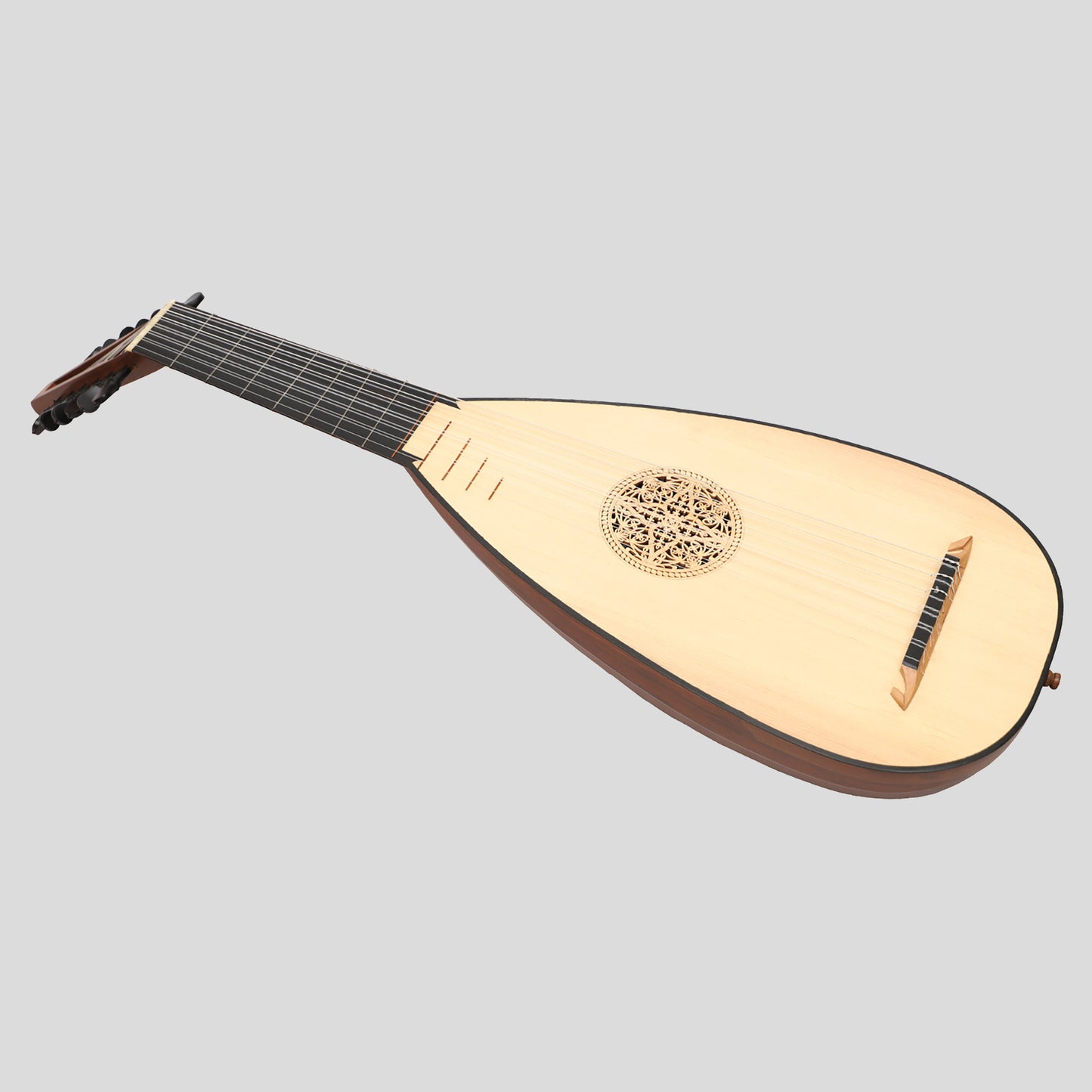 Heartland Travel Lute, 7 portate Palissandro Mancino di Muzikkon