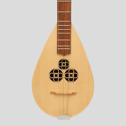 Heartland Wildwood Hackbrett Banjo, 4-saitiges Palisander-Lacewood