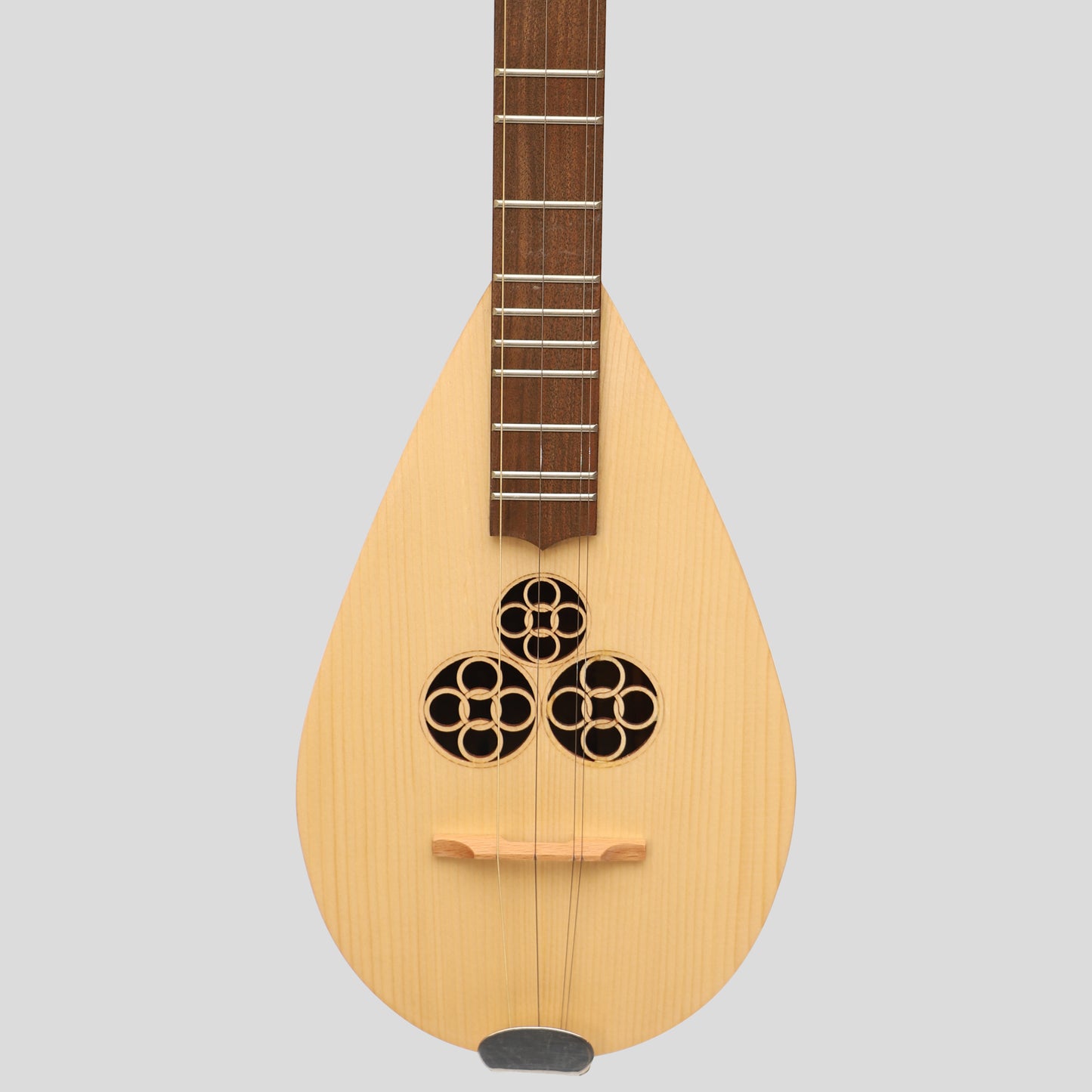 Heart land Wildwood Dulcimer Banjo, 4 Saiten variierte Walnuss Lacewood