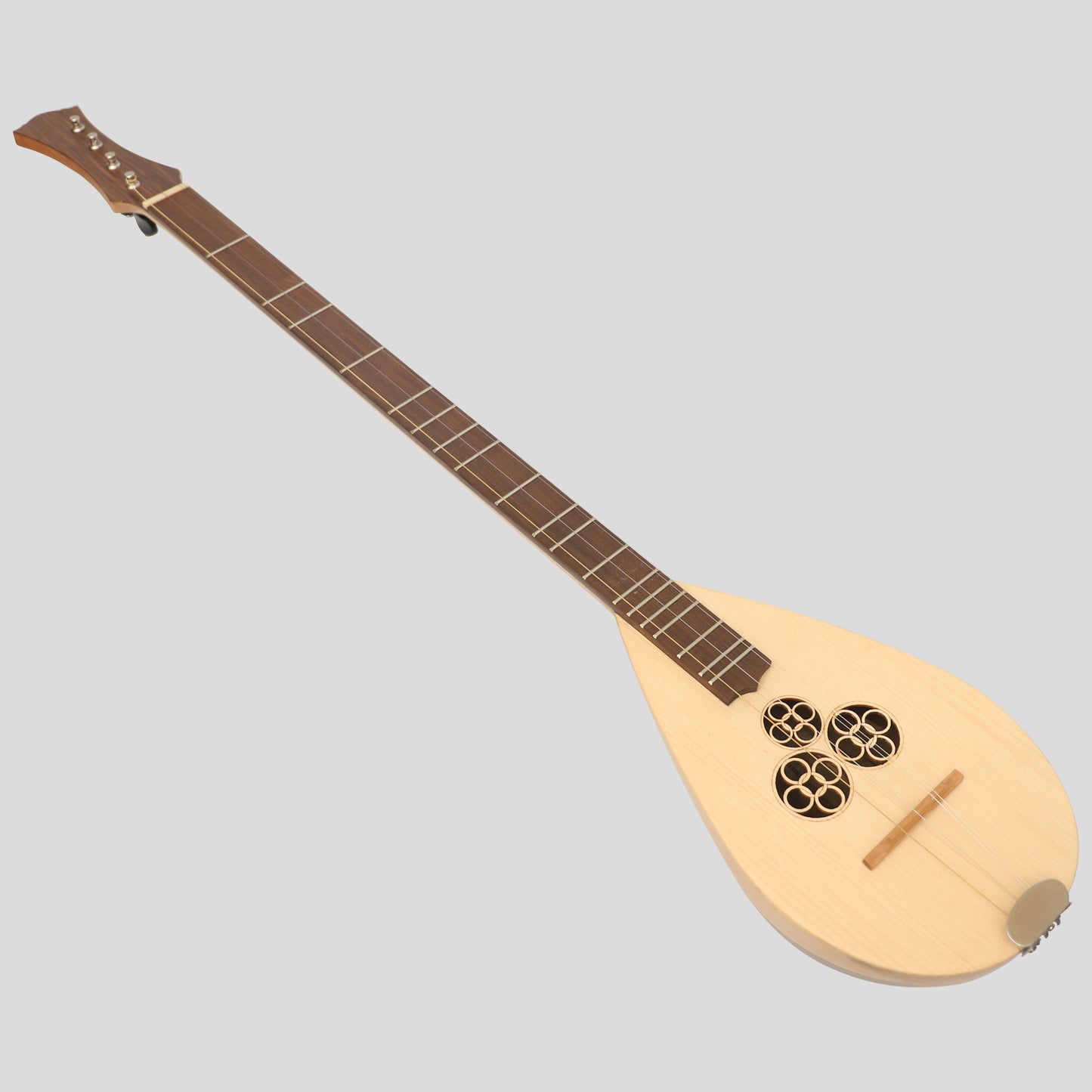 Heartland Wildwood Dulcimer Banjo, pizzo di noce variegato a 4 corde