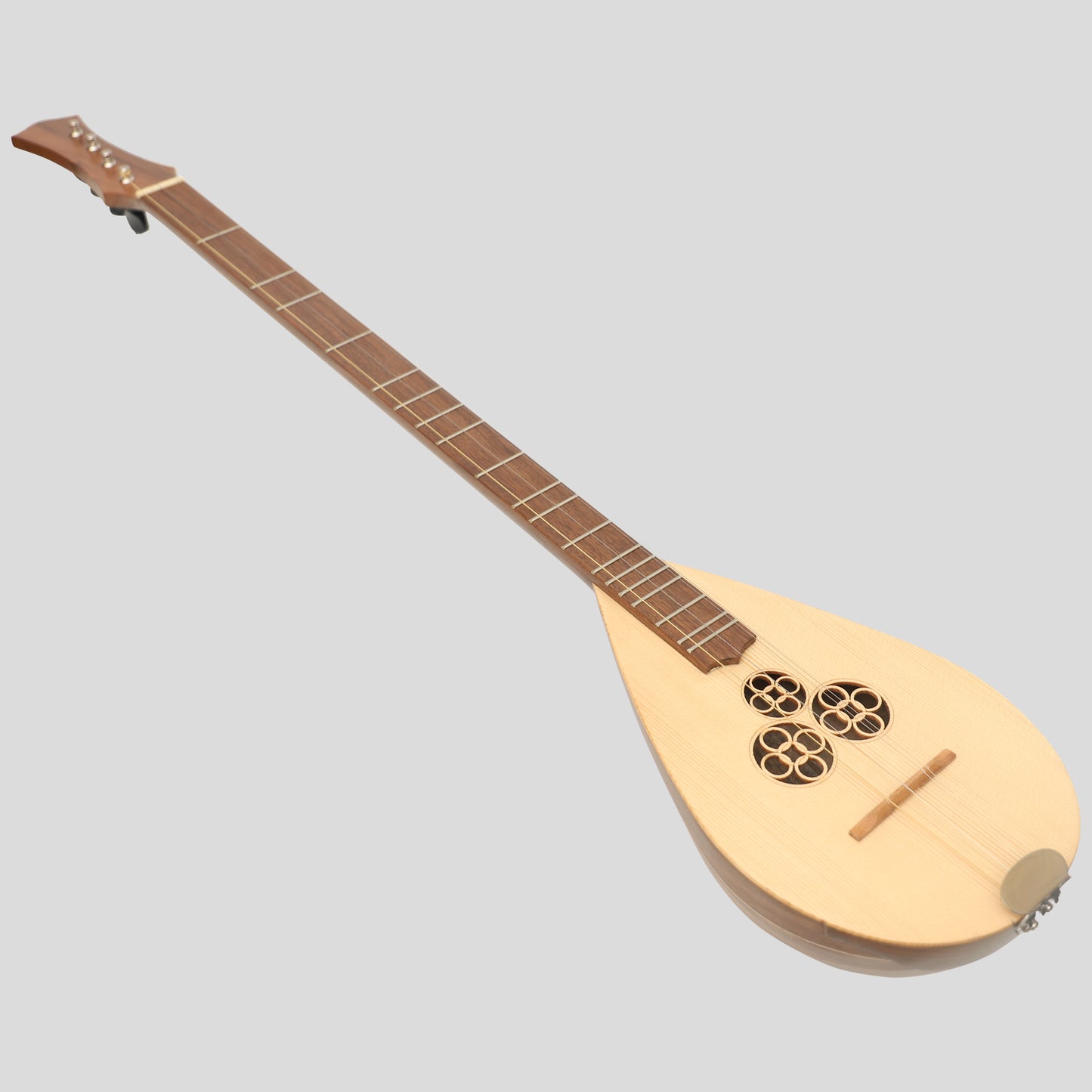 Heartland Wildwood Dulcimer Banjo, 4 String Walnut