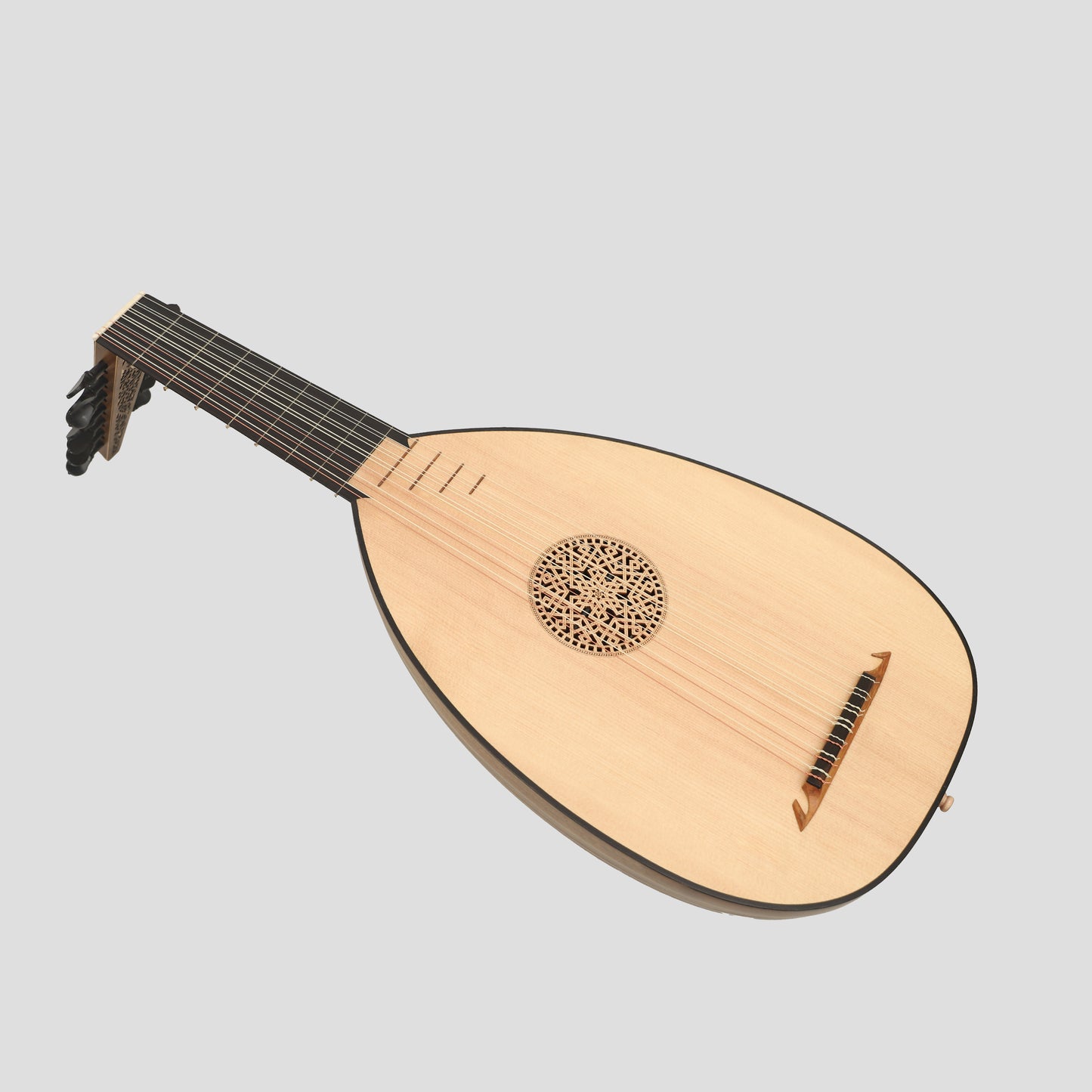 Muzikkon Renaissance Lute 7 Course Deluxe Right Hand After Hieber