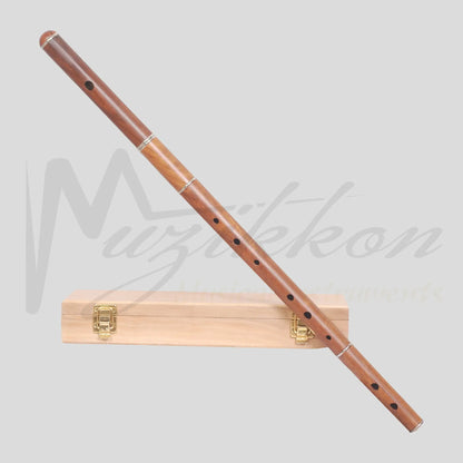 Irish Flute D Tune Rosewood With Tuning Slide With Wooden Case