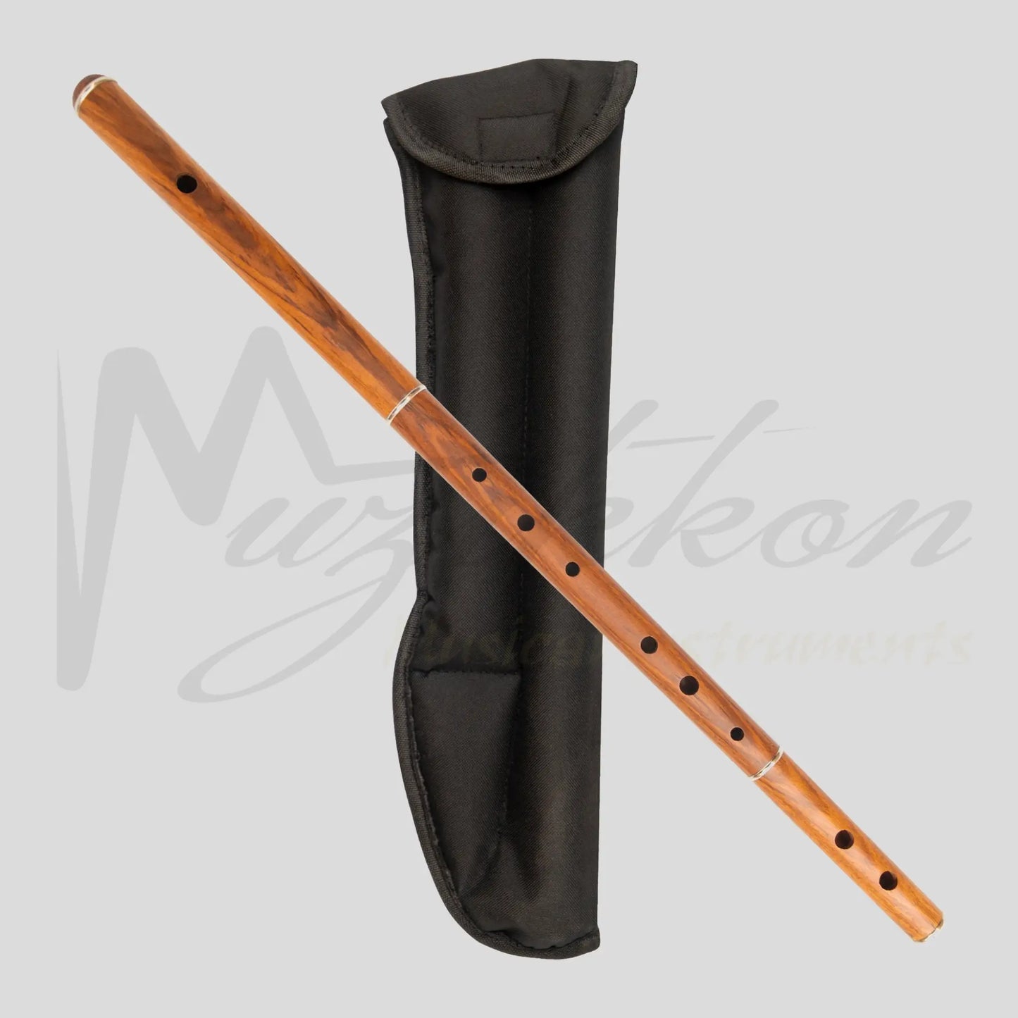 Irish Flute D Tune Rosewood Without Tuning Slide With Padded Pouch