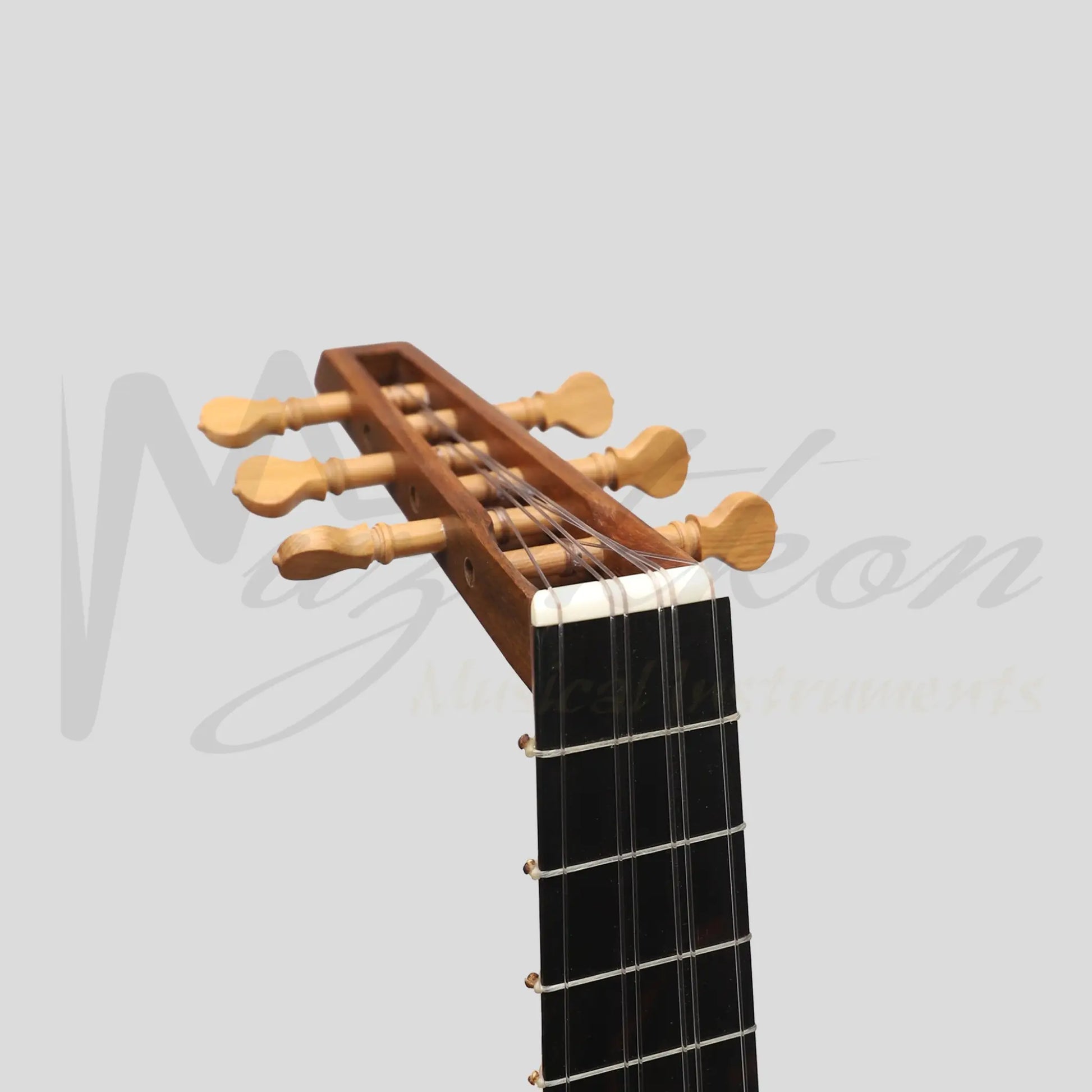 Lute Ukulele 6 Strings Tenor Left Variegated Rosewood Lacewood