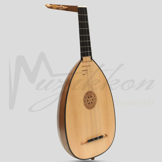 Lute Ukulele 6 Strings Tenor Left Walnut