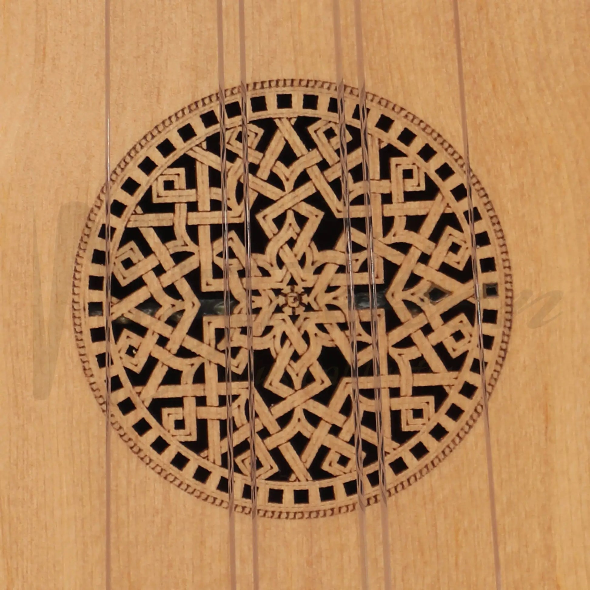 Lute Ukulele 6 Strings Tenor Left Walnut