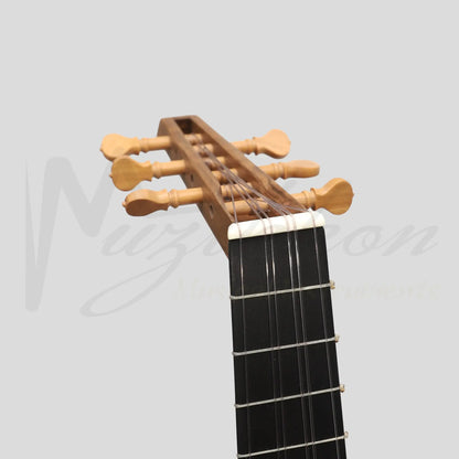 Lute Ukulele 6 Strings Tenor Left Walnut