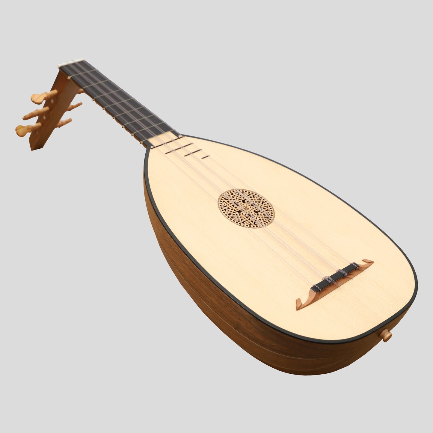 Laute Ukulele, 6 Saiten Tenor Walnuss