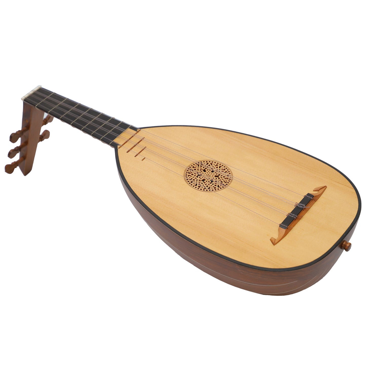 Laute Ukulele, 6-saiter Tenor linker Rosenholz