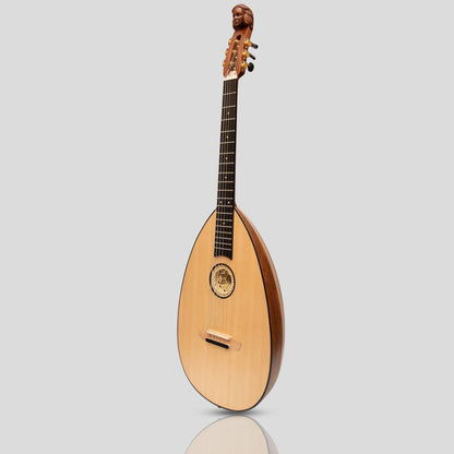 MUZIKKON LUTE GUITAR , 6 STEEL STRINGS VARIEGATED LACEWOOD ROSEWOOD