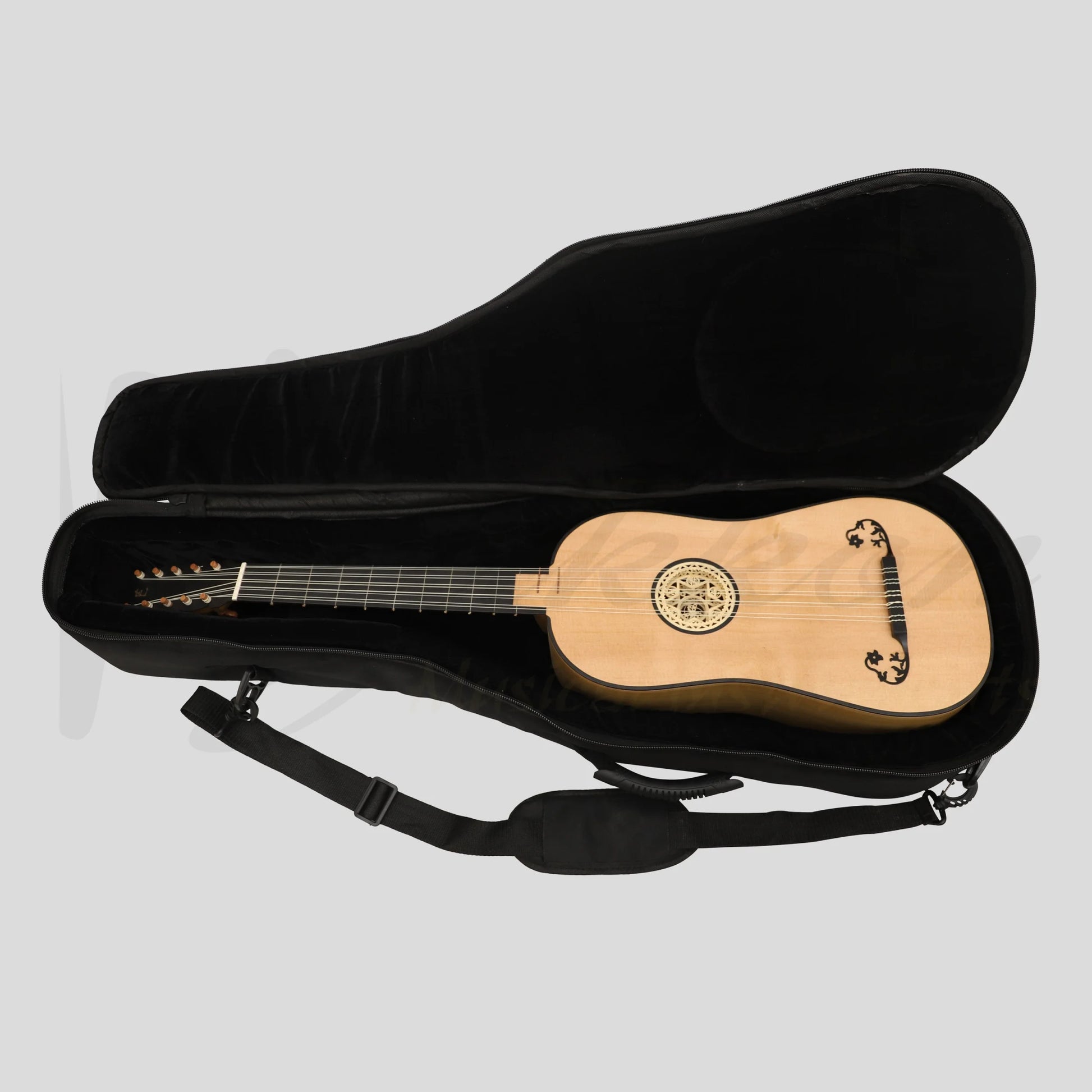 Luth Ebene Baroque Guitar After Voboam