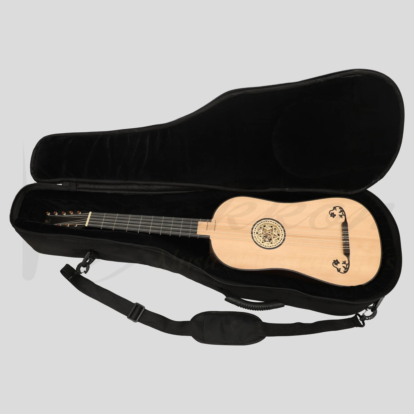 Luth Ebene Baroque Guitar After Voboam