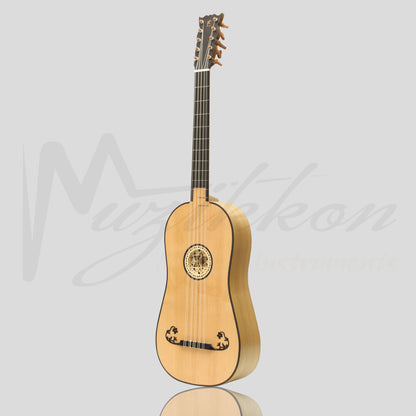 Luth Ebene Baroque Guitar After Voboam Maple