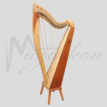 Mchugh Atlas Harp 29 String Ash And Mahogany Squareback