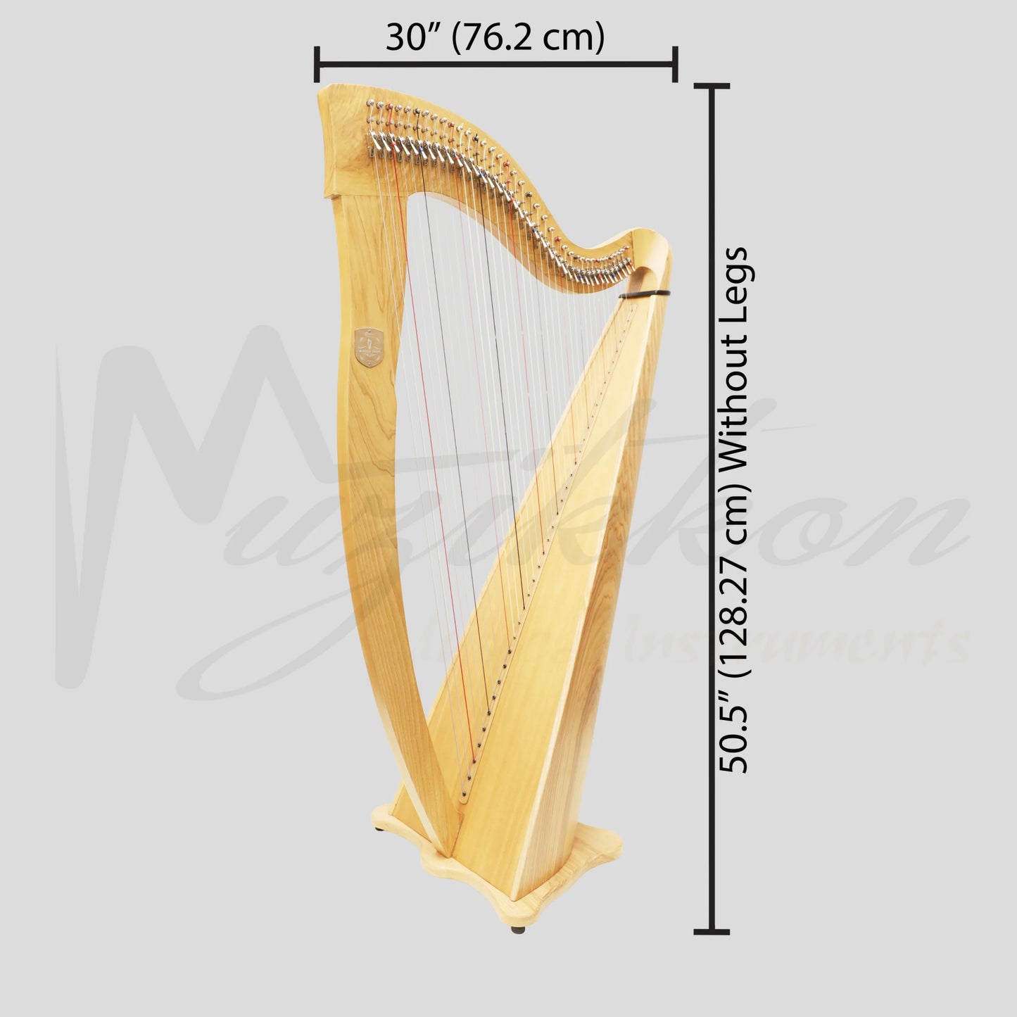 McHugh Ayra Harp 38 Strings Ashwood