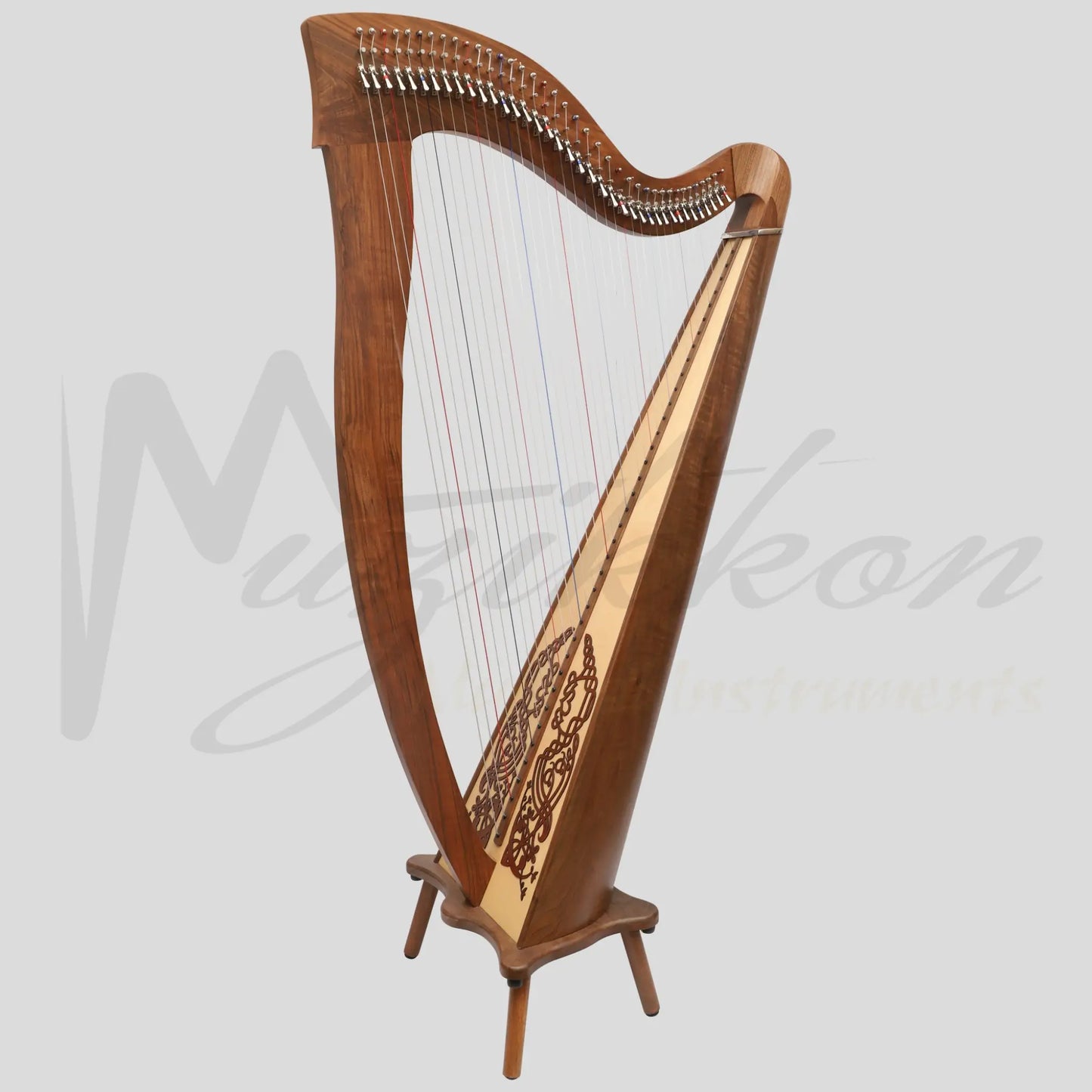 Mchugh Ayra Harp 38 Strings Walnut