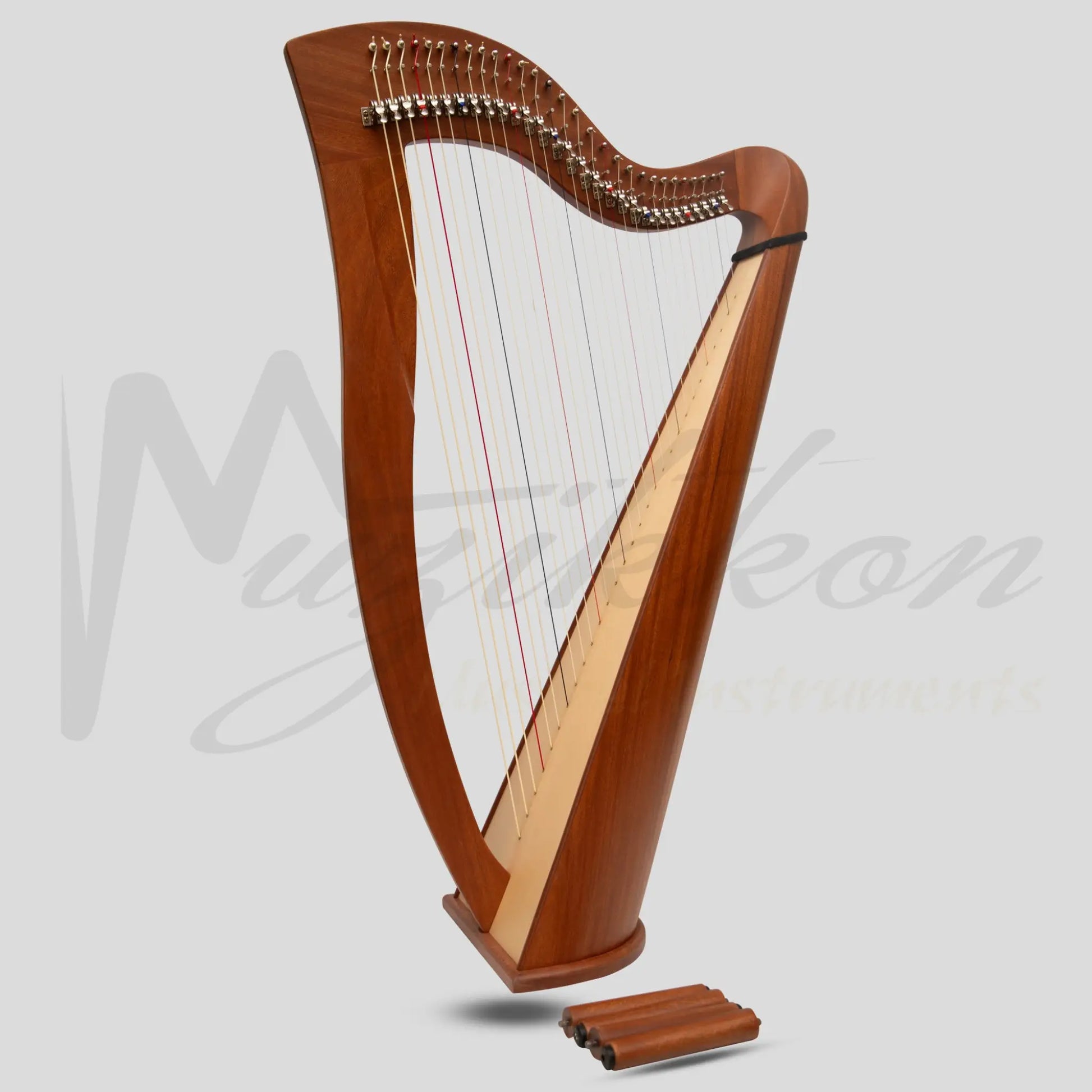 Mchugh Harp 29 String Mahogany Roundback