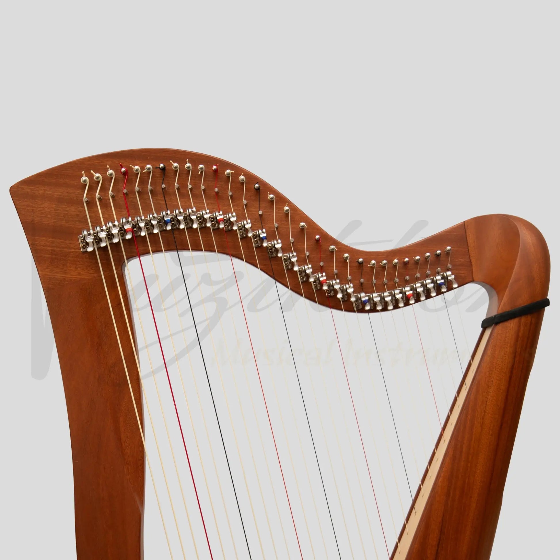 Mchugh Harp 29 String Mahogany Roundback